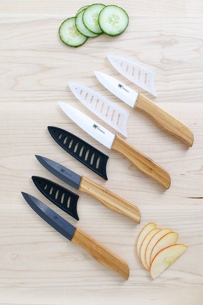 Wooden Handle Knife Set