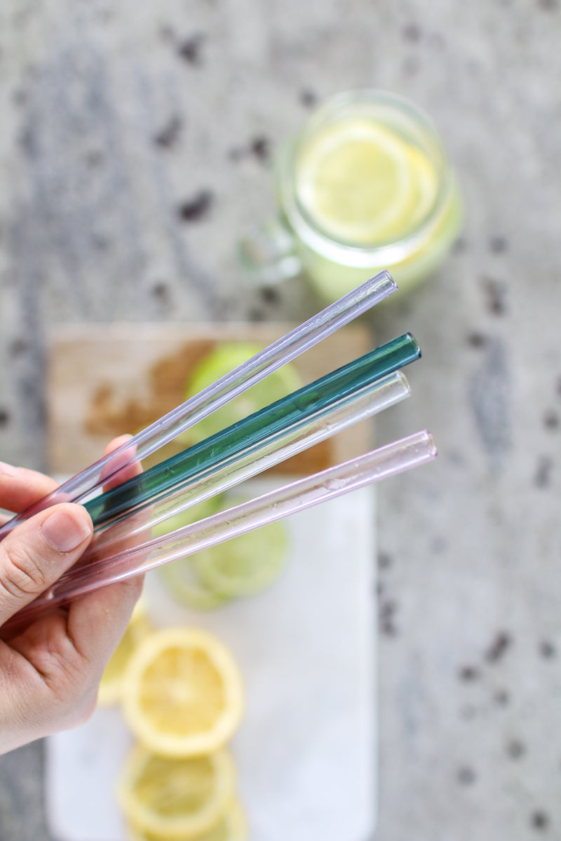 Bent Glass Drinking Straw (set of 4) – HealthNut Nutrition