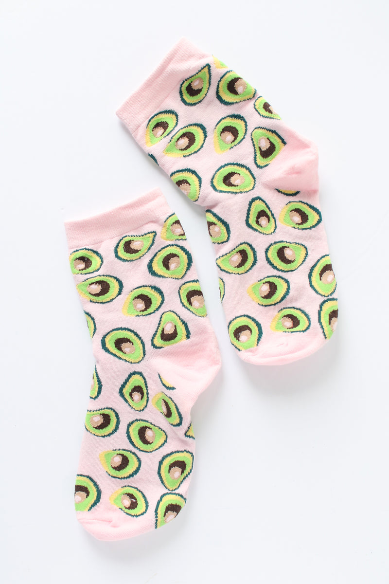 Avocado Socks - Pink