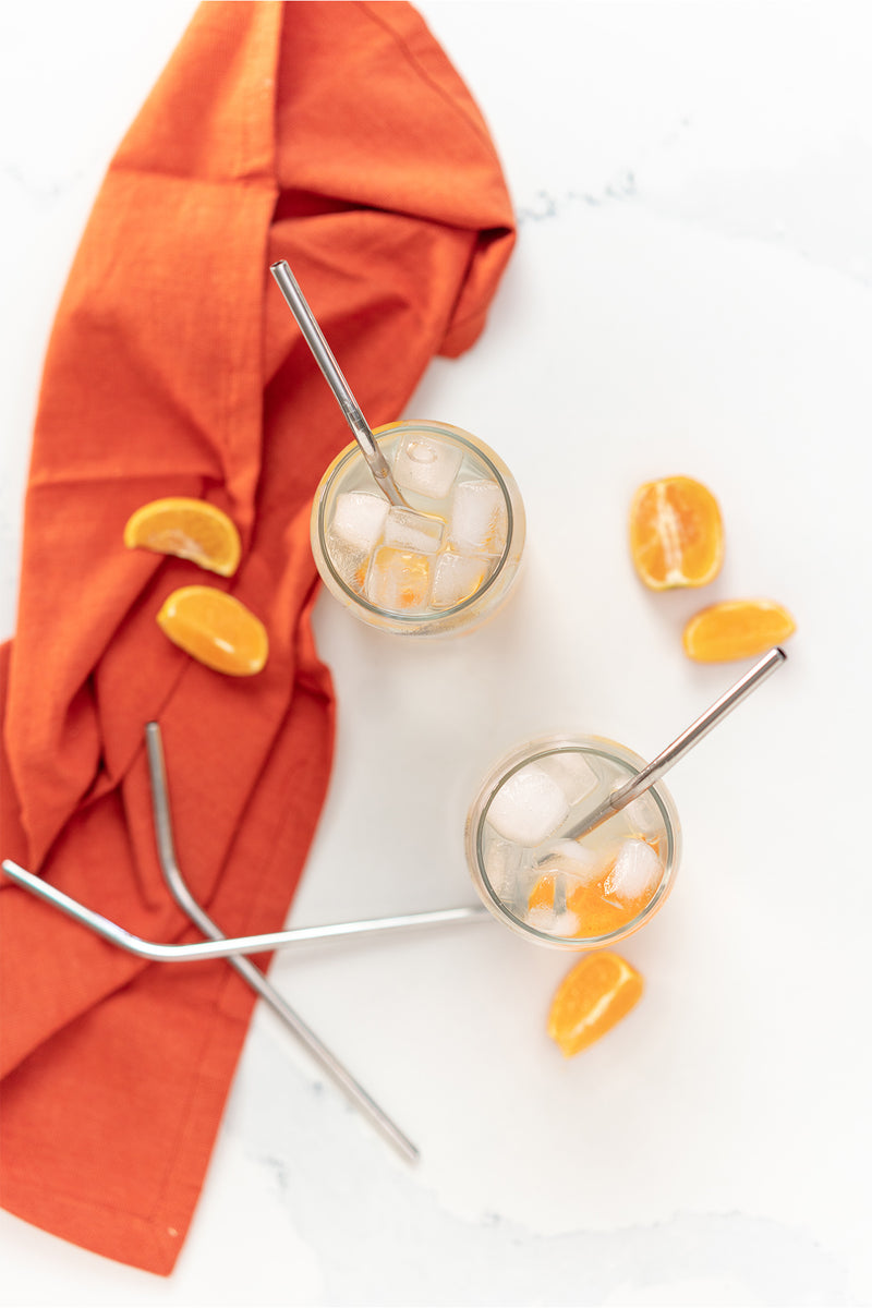 Individual Glass Drinking Straws- Bent – HealthNut Nutrition